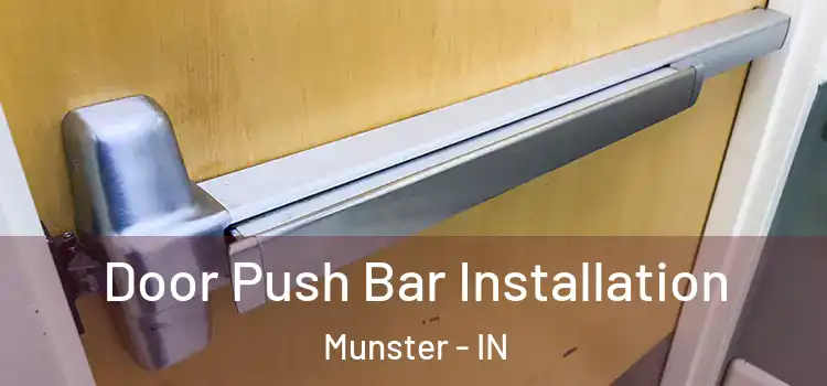 Door Push Bar Installation Munster - IN